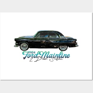 1954 Ford Mainline 2 Door Sedan Posters and Art